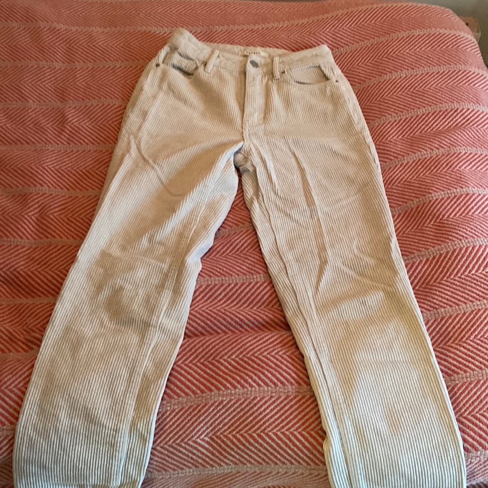 pacsun corduroy white pants, size 24